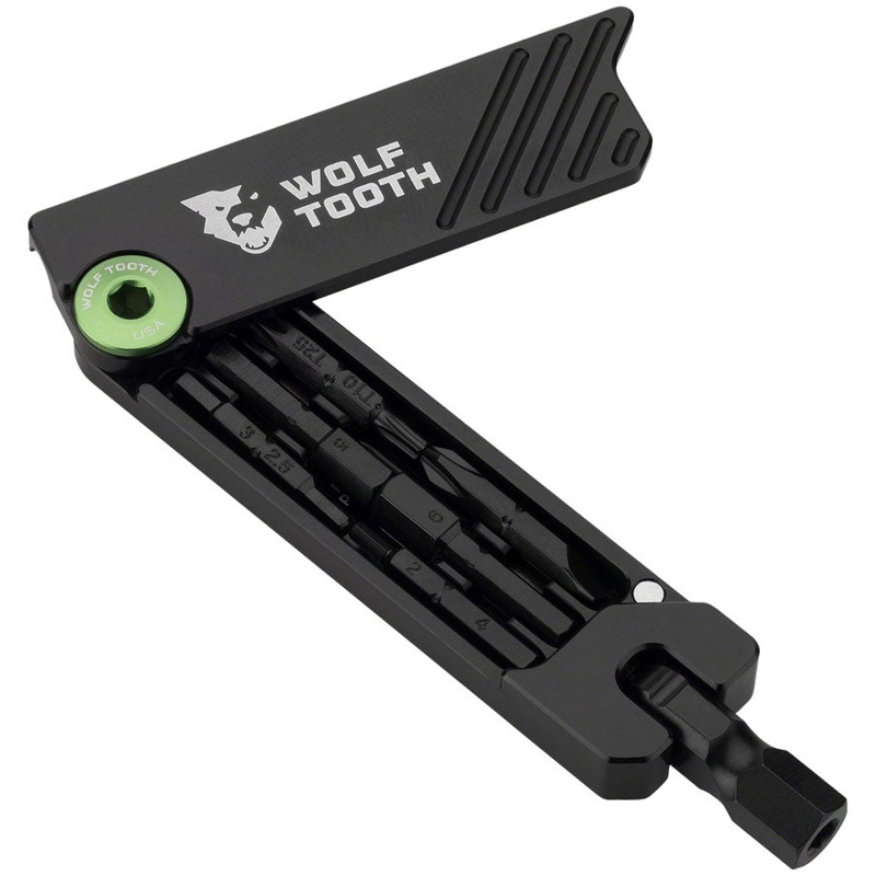 Wolf Tooth 6-Bit Hex Wrench – Multi-Tool Green