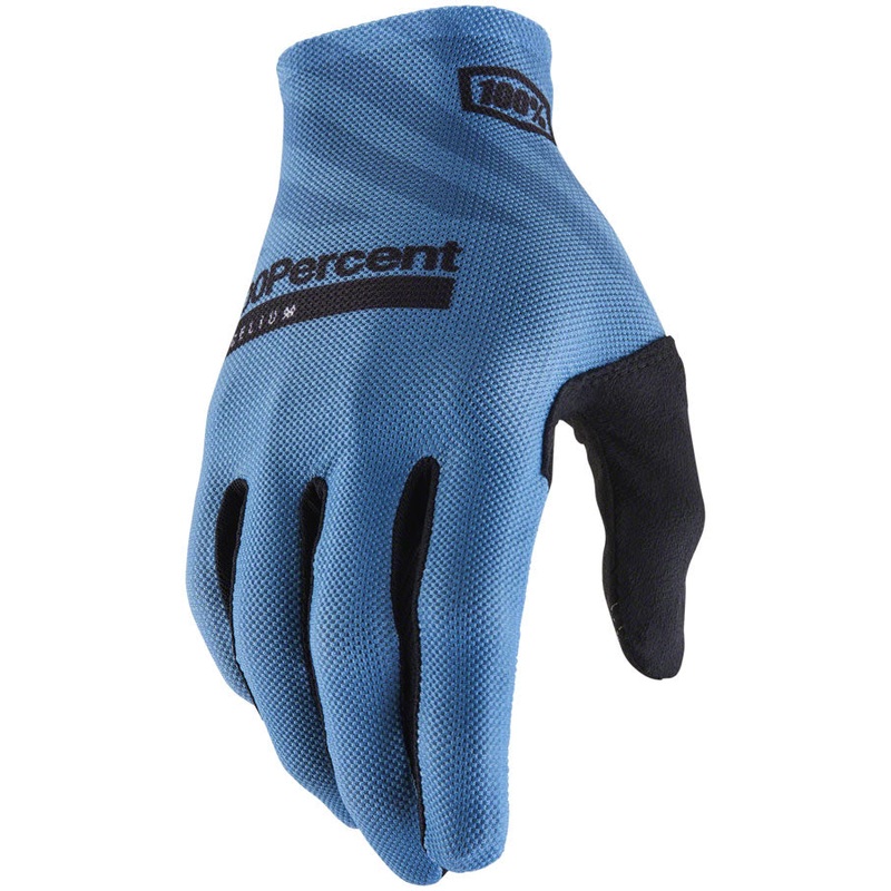 100% Celium Gloves – Slate Blue Full Finger Mens Small