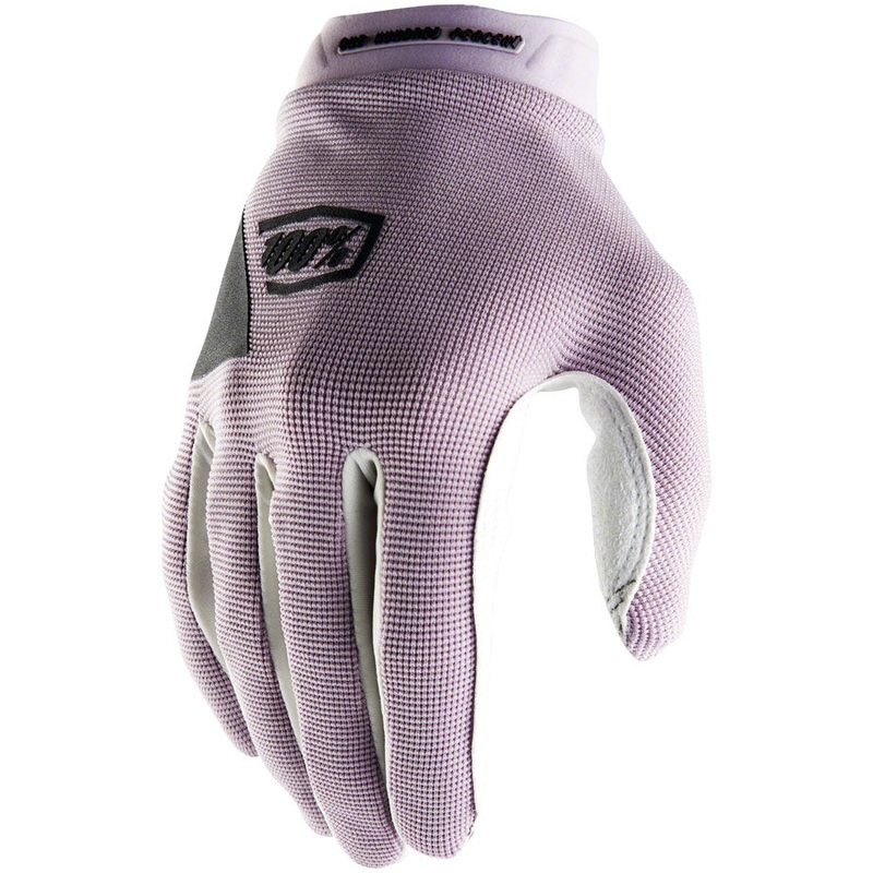 100% Ridecamp Gloves – Lavender Full Finger Womens Small