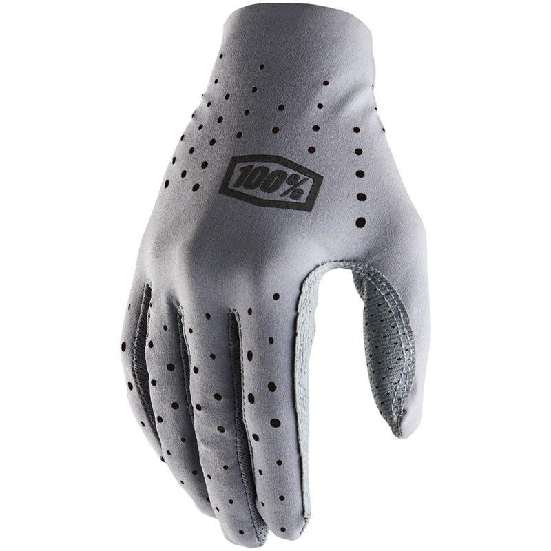 100% Sling Gloves – Gray Full Finger Womens Medium