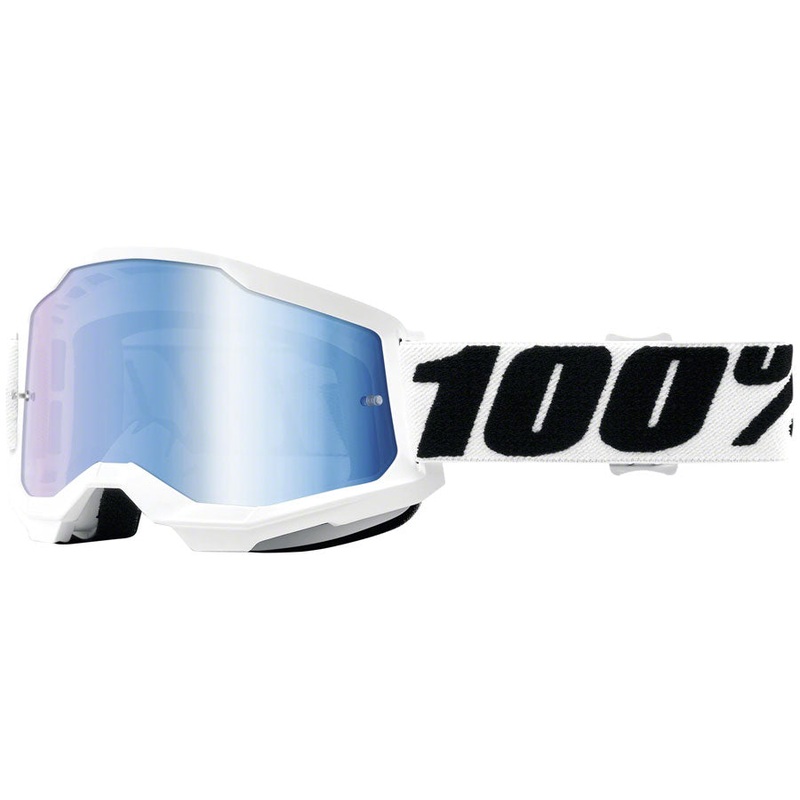 100% Strata 2 Goggles – Everest/Mirror Black
