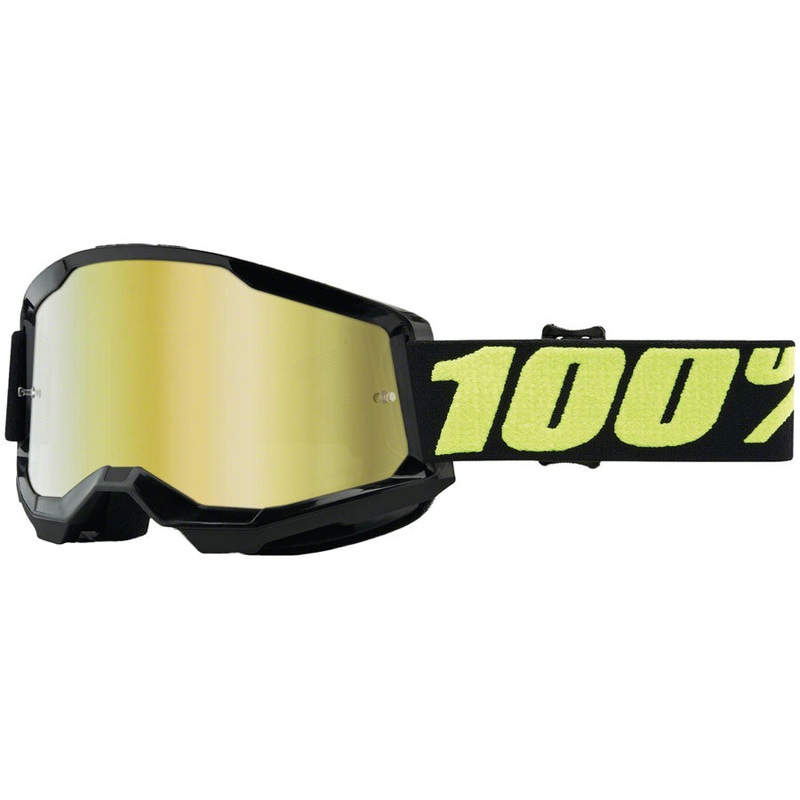 100% Strata 2 Goggles – Upsol/Mirror Gold