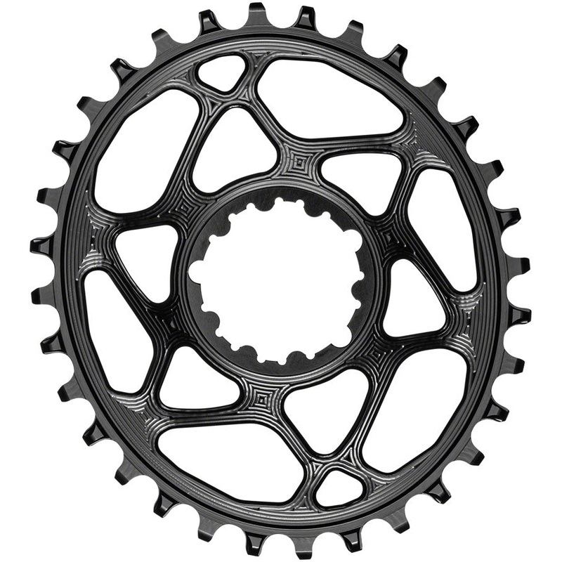 absoluteBLACK Oval Narrow-Wide Direct Mount Chainring – 32t SRAM 3-Bolt Direct Mount 6mm Offset BLK