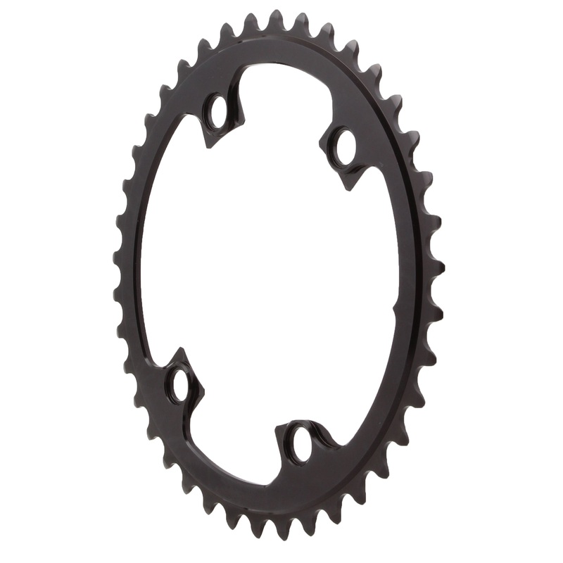 absoluteBLACK Premium Round 110 BCD Road Inner Chainring Shimano Dura-Ace 9100 – 39t 110 Shimano Asymmetric BCD 4-Bolt BLK
