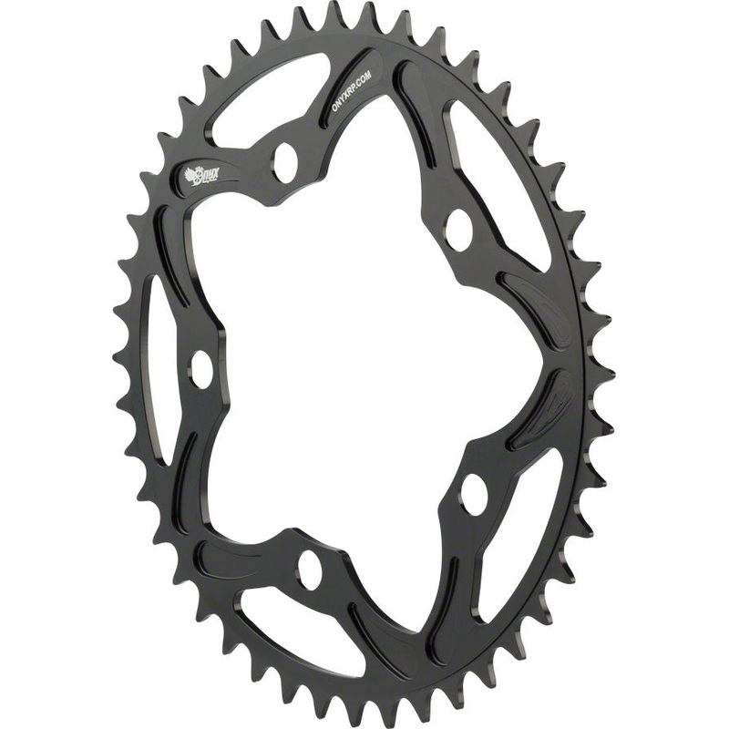Onyx 5 Bolt Chainring: 43t Black