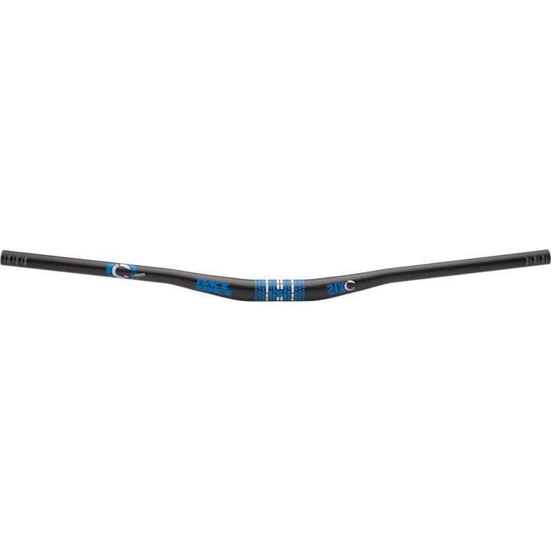 RaceFace SIXC Riser Carbon Handlebar 31.8 x 785mm 3/4 Rise Blue Decal