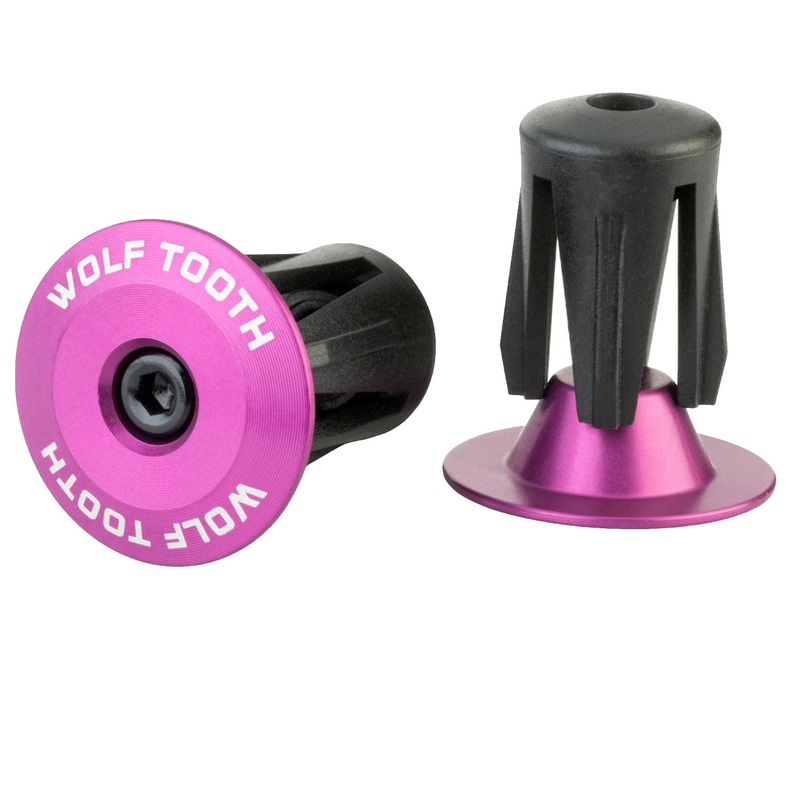 Wolf Tooth Alloy Bar End Plugs – Purple