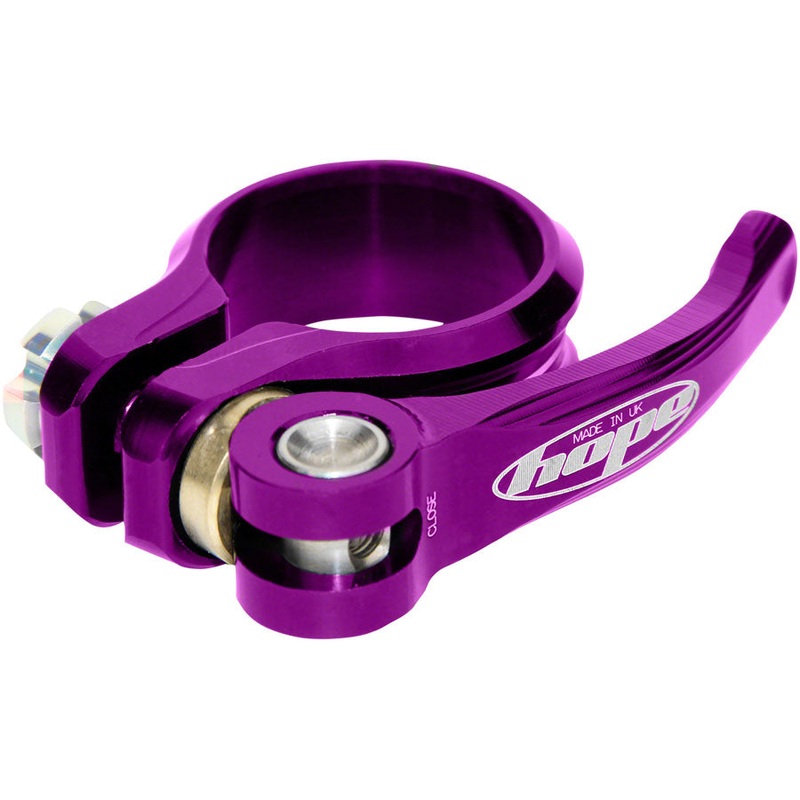 Hope Seat Seatpost Clamp – 34.9mm Purple QR