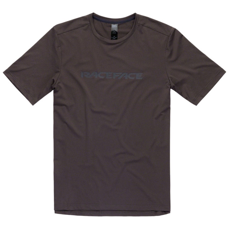 RaceFace Commit Tech Top – Short Sleeve Charcoal Small