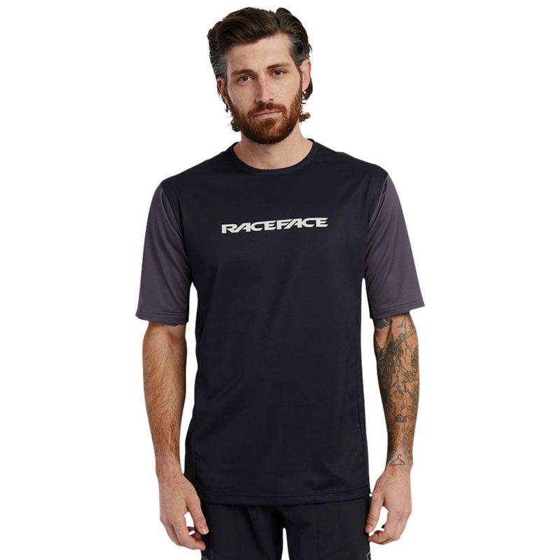 RaceFace Indy Jersey – Short Sleeve Mens Charcoal X-Large