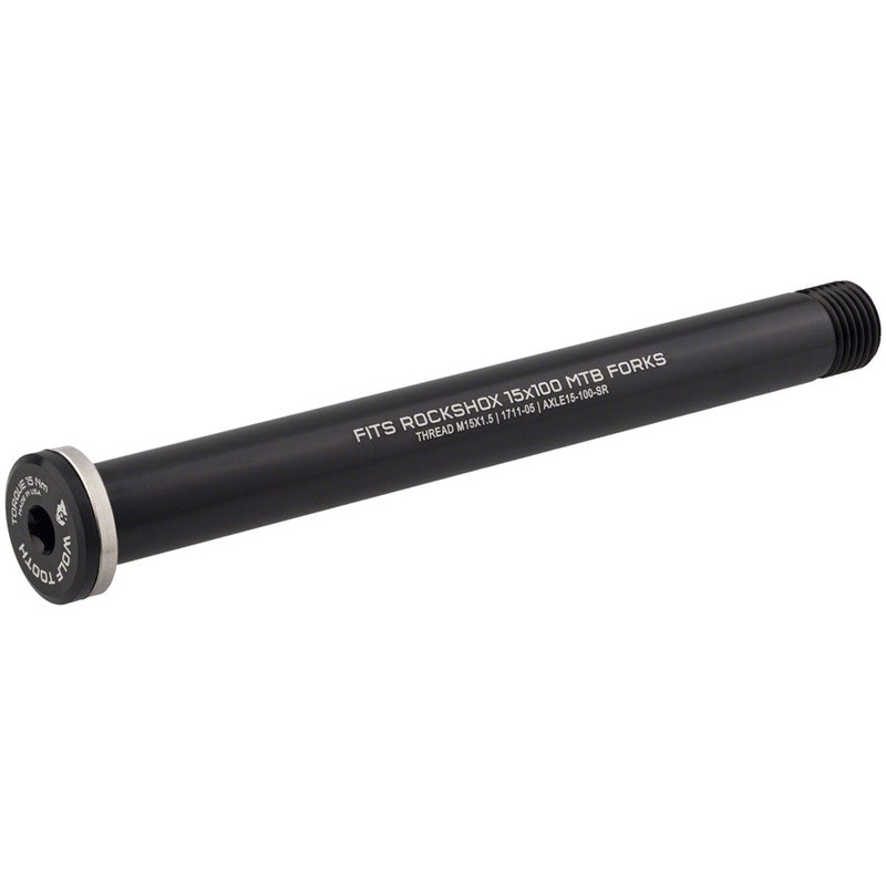 Wolf Tooth Front Thru Axle – RockShox 15 x 100mm Black