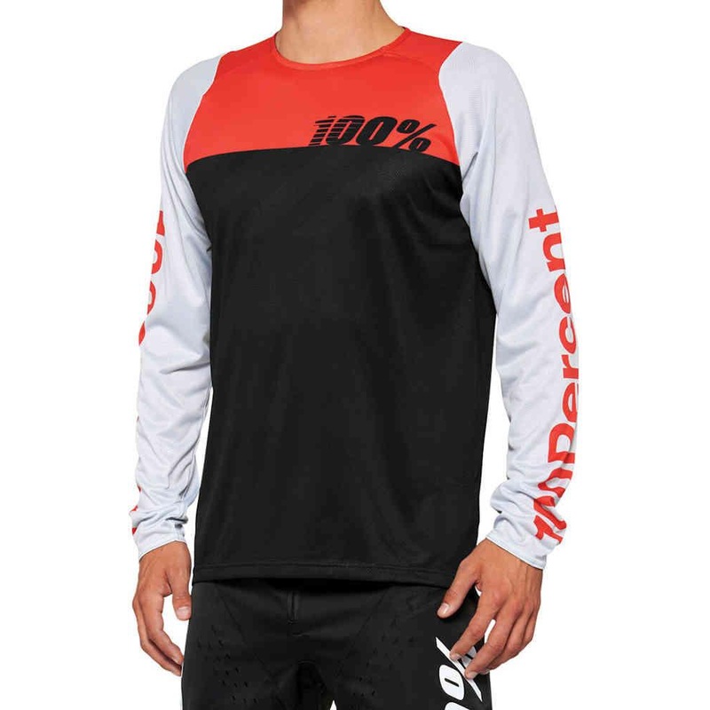 100% R-CORE YOUTH JERSEY-SM & M & L & XL & XXL-BLACK & BLACK/RACER RED & BLACK/WHITE & BLACK/CHARCOAL & SLATE BLUE/NAVY
