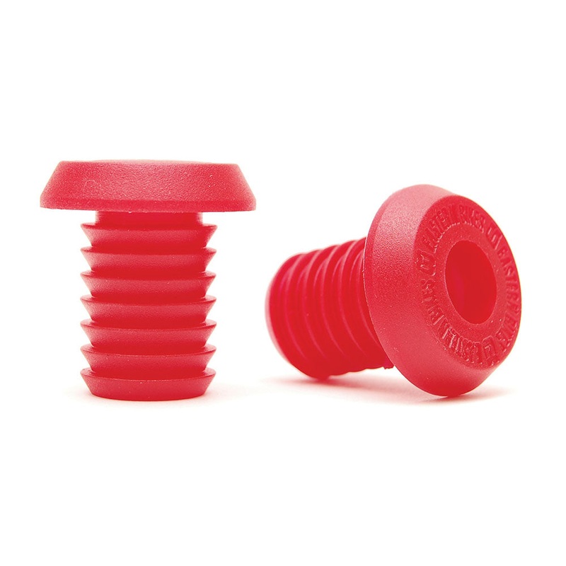 Eastern Bar Ends-Black & White & Red & Blue