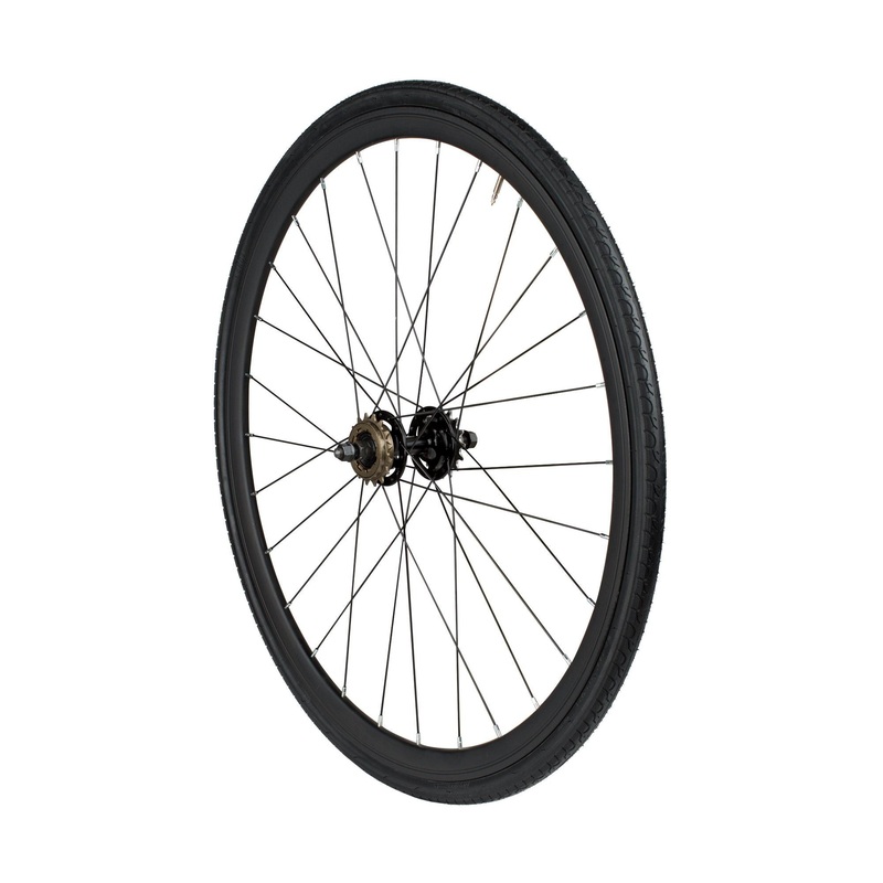6KU Urban Track Rear Wheel, Black