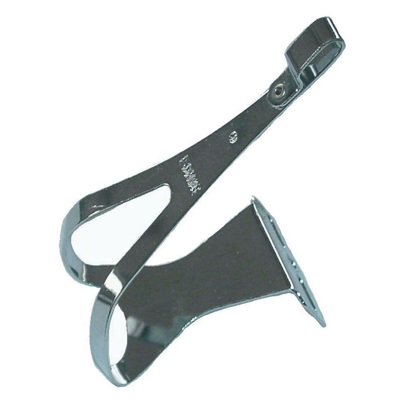 MKS Steel Toe Clips-Medium & Large & Extra-Large-Standard & Deep-Chrome