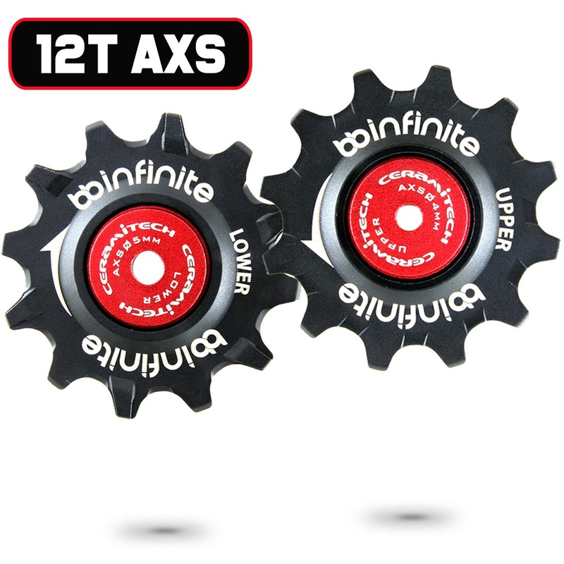 Sram AXS 12T Ceramitech Road Bike Pulleys (Set of 2)