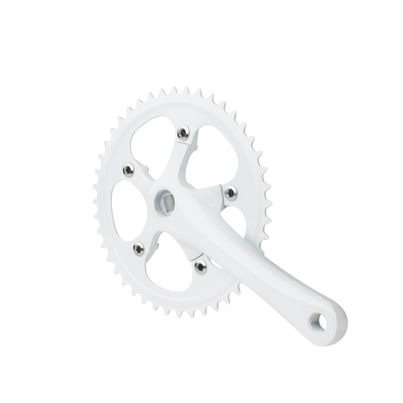 White Track / Fixed Gear Crankset